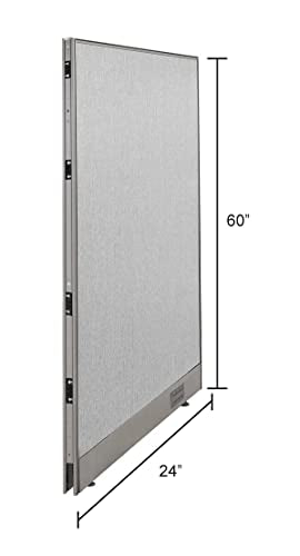 GOF Office Partition Single Full Fabric Panel (24" w x 60" h) - size: 24"w x 60"h