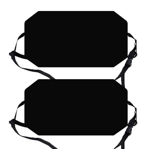 Airplane Foot Hammock for Plane Travel Ajustable Foot Rest for Plane Comfort Sling Travel Essentials for Adult Long Fling Accessories 2 Pack(2 Pack Black)