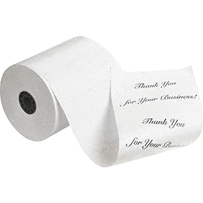 Iconex Direct Thermal Printing Thermal Paper Rolls, 3.13" X 230 Ft, White, 8/Pack