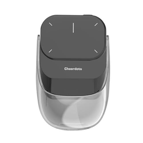 Cheerdots2 Bluetooth Detachable Air Mouse Touchpad Mouse with Voice Recording, Presentation Clicker Wireless Presenter Presentation Remote with Laser Pointer for Mac, Windows (Recording, Black) - color: Black, style: Recording