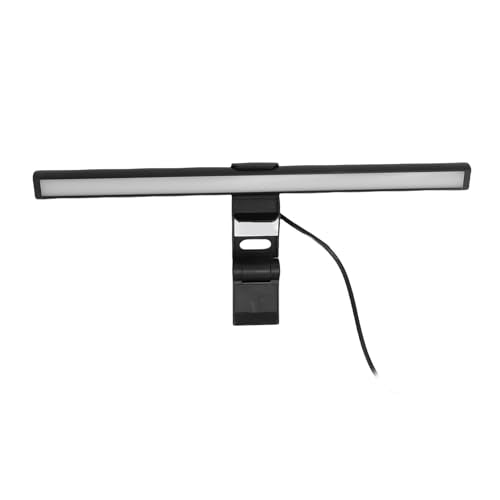 Fabater Monitor Light Bar, 3 Color Temperature Dimmable No Eye Care USB Powered Computer Monitor Lamp, Screen Light Bar with Asymmetrical Source for Home Office Gaming