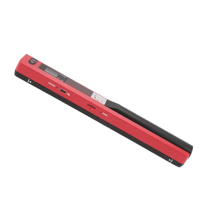 Handheld Image Scanner, Portable Document Scanner, A4 Color Photo Scanner with 900DPI Resolution for Business, Home, Office (red) - color: red