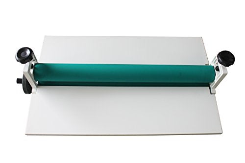 INTBUYING Laminating Machine with Crank Manual Cold Roll Laminator Machine Max 29.5 in Film 0.4In Thickness Foldable for Commercial Personal Office