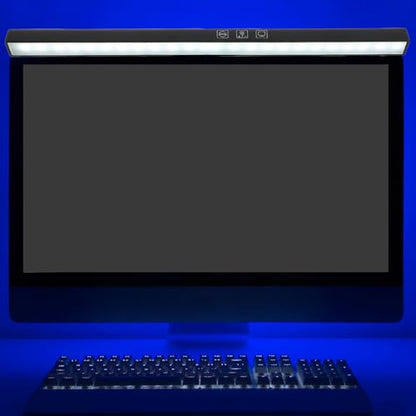 Toddmomy Dimmable Blue Light Filter Monitor Light Bar USB Powered Computer Screen Lamp with Touch Control Eye Protection for Home Office Desktop Use