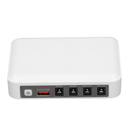 Headerbs 6000mAh Ups Battery Backup with Short Circuit Protection Overcharge Guard for Router Modem Security Camera (US Plug)