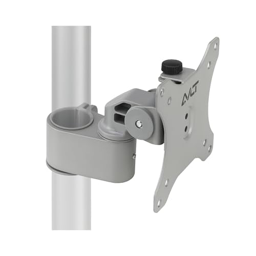 AVLT Single 40 Inch Monitor Head Add-On Kit for Pole Top Mount – Gray | Fits Ultrawide Screen, Supports 26.4 lbs (12kg), for 1.38" (35mm), VESA Compatible, Workspace Upgrade Extension Arm - color: Gray-Add-On
