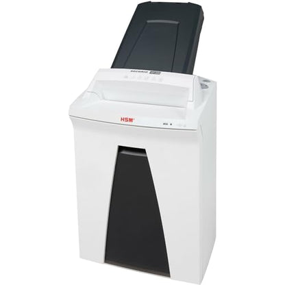 HSM SECURIO AF300 L4 Micro-cut Shredder with automatic paper feed; shreds up to 300 automatically/13 manually; 9 gallon capacity - size: 300 sheet, style: micro cut