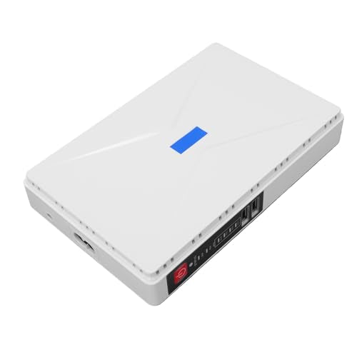 LICAEVEY Mini UPS 8800mAh Battery Backup Uninterruptible Power Supply for WiFi Router, DC Router Backup Battery, Protection for Modem Internet, Home Office Security System (US Plug)