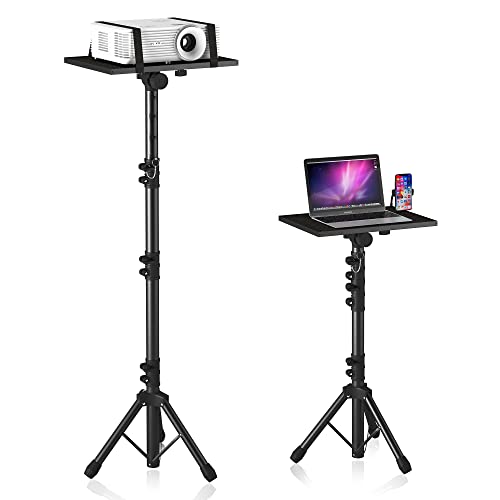 Projector Stand Tripod Laptop Stands Height Adjustable - size: B：23.5"-63.5"