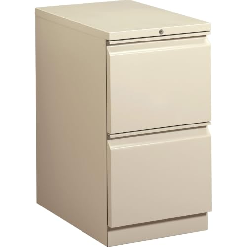 HON 33823RS 22-7/8-Inch Efficiencies Mobile Pedestal File with 2 File Drawers - color: Putty