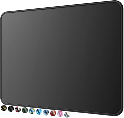 MROCO Essential Office & Gaming Mouse Pad, 30% Larger, 8.5” x 11” in, Black - color: Black, size: 11L x 8.5W inches