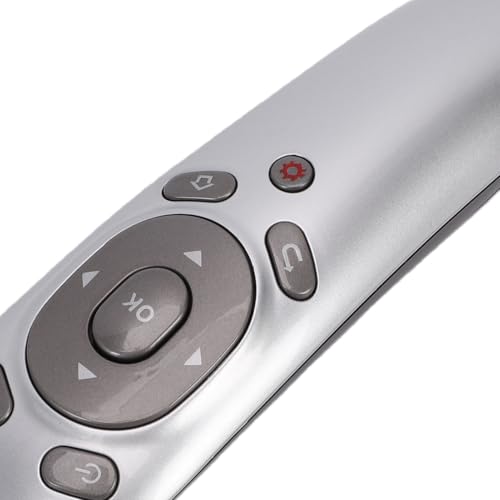 Wireless Presentation Clicker, Multifunctional 2.4G USB Ergonomic Remote Control Presenter, Plug and Play Design, for Laptop Computer