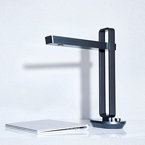 CZUR Aura Pro Portable Book Scanner, A3 Document Scanner | Auto-Flatten & Fingerprint Removal Technologies, Multi-Language OCR, 90° Foldable, for Mac & Windows