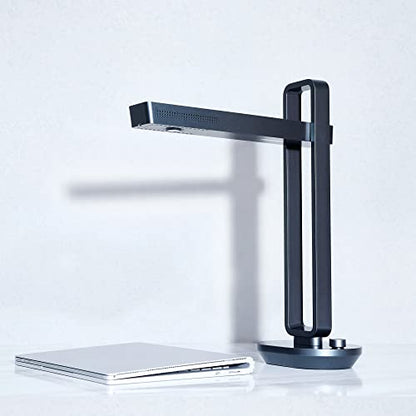 CZUR Aura Pro Portable Book Scanner, A3 Document Scanner | Auto-Flatten & Fingerprint Removal Technologies, Multi-Language OCR, 90° Foldable, for Mac & Windows