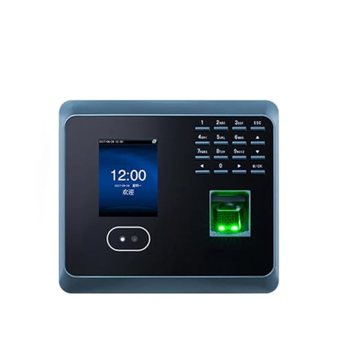 2.8 Inch LCD Time Clock for Small Businesses WiFi Fingerprint Face Recognition Access Control Time Attendance System for Small Businesses(Attendance Blue) - color: Attendance Blue