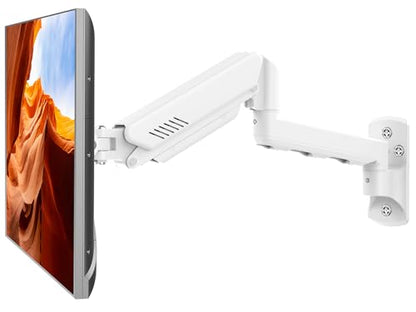 Monitor Wall Mount Fits up to 32" Computer Screens Max 19.8lbs - style: Wall Mount White