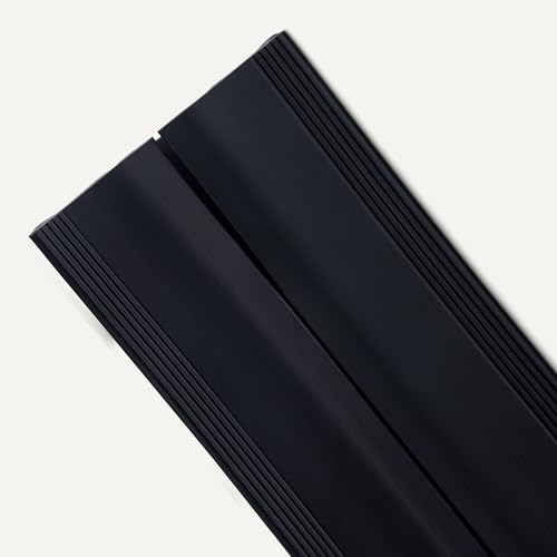 Amazon Basics Floor Cord Cover, 6ft Length, 2.6" Diameter, Cable Protector, Black (Pack of 2) - size: 72 x 2.6 x 0.6 inches (Pack of 2)