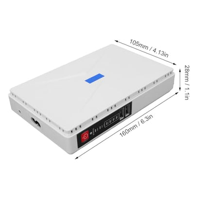 LICAEVEY Mini UPS 8800mAh Battery Backup Uninterruptible Power Supply for WiFi Router, DC Router Backup Battery, Protection for Modem Internet, Home Office Security System (US Plug)