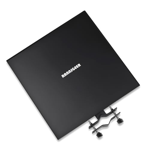 Heavy Duty Metal Square Tray, 15.8x15.8 | For Tripod Speaker Stand, For Mobile TV Stand - size: 15.8" x 15.8"