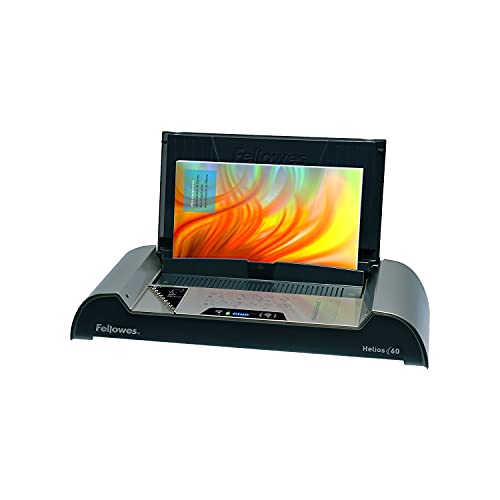 Fellowes Thermal Binding Machine, Helios 60, Platinum/Graphite (5219501) - size: Helios 60