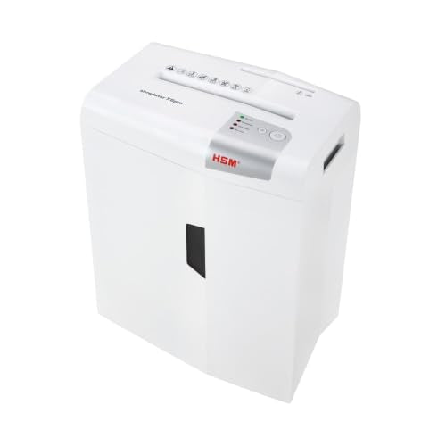 HSM shredstar X6pro, 6-Sheet Micro-Cut Paper/CD/Card Shredder, P-5 Security Level, 5.3 Gallon, White - size: 6 sheet, style: micro cut