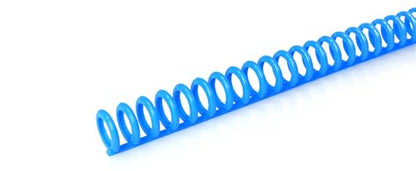 Rayson PROC1230BU Click Binding Spines, Easy Edit Spines, 1/2" Diameter, 90 Sheets Capacity, Blue, 30/Box - color: Blue