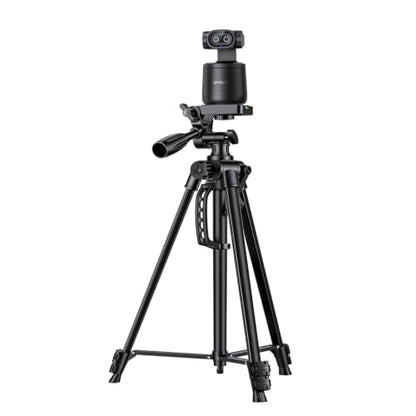 EMEET PIXY Wireless 4K Dual-Lens AI Tracking PTZ Streaming Camera Tripod Stand, 55.5in Tall Adjustable Floor Mount