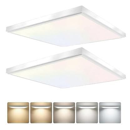 GT-Lite 2 Pack 2x2feet 4200 LM LED Flat Panel - color: White, size: 2ft x 2ft