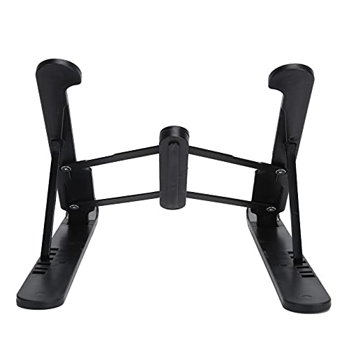 Sorandy Laptop Stands, Foldable Riser, Ergonomic Ventilated Cooling Computer Notebook Stand, Ideal for Heightening Frame (Black)