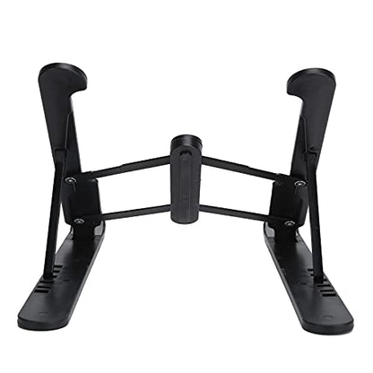 Sorandy Laptop Stands, Foldable Riser, Ergonomic Ventilated Cooling Computer Notebook Stand, Ideal for Heightening Frame (Black)