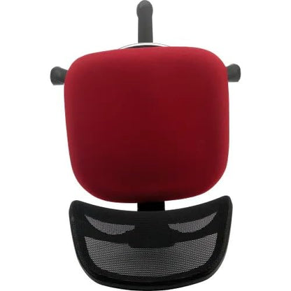 Adjustable Drafting Stool with Mesh Back – Ergonomic Office Drafting Chair with Footrest, Armrests & Height Adjustment (Red) - color: Red