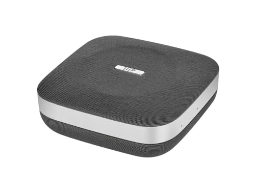 Monoprice All‑in‑One Conference Room Speakerphone Dock Compact Bluetooth Wireless Omnidirectional Microphone Conference Speaker for Home Officce for Teams and Zoom