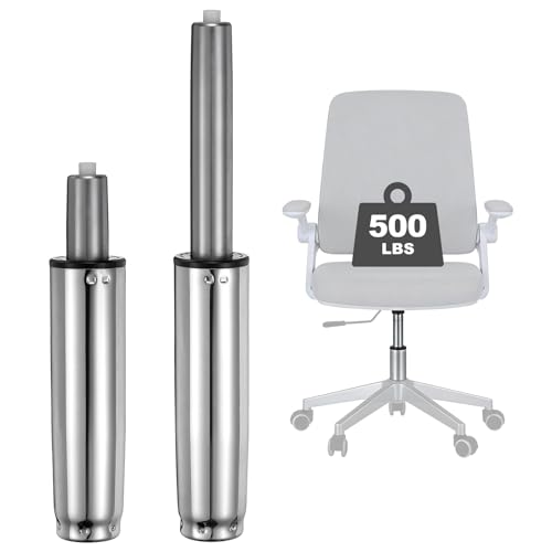uxcell Office Chair Gas Cylinder, 14 Inch Class 3 Gas Cylinder Replacement Universal Hydraulic Pneumatic Lift Piston for Office Gaming Chair Desk Stools, Silver Tone - color: Silver Tone, size: 14 Inch