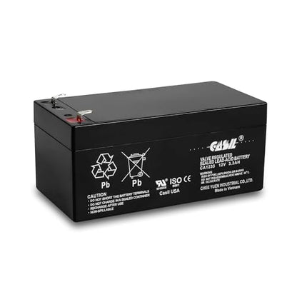 Casil 12V 3.3Ah Rechargeable Sealed Lead Acid Replacement Battery for APC Back UPS ES 350