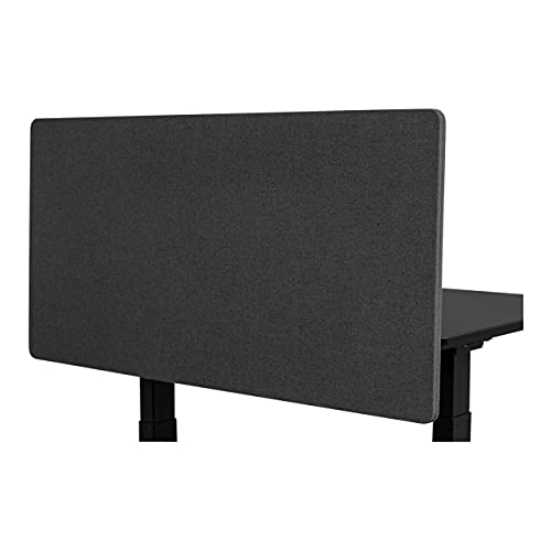 Stand Up Desk Store ReFocus Clamp-on Acoustic Desk Divider Privacy Panel that Reduces Noise and Visual Distractions (Ash Gray, 47.25" x 23.6") - color: Ash Gray, size: 48" X 24"