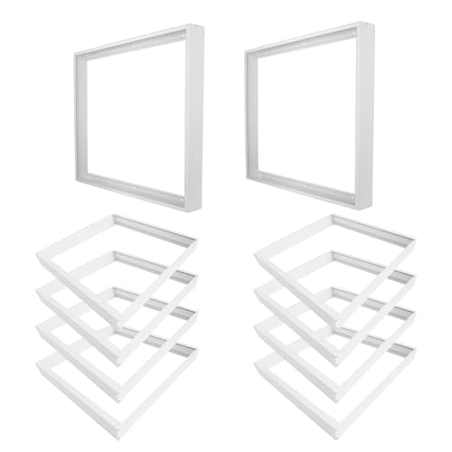 mw 10-Pack 2x2 Surface Mount Kit for LED Flat Panel Light-Aluminum Ceiling Frame for 24 x 24 x 3.13 inch, Good for Edge-Lit and Back Lit Panel - color: 2*2, size: 10 Pack