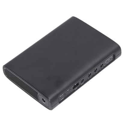 Compatible with Router Modem and Security Camera, Mini UPS Battery Backup 20000mAh 74Wh Uninterruptible Power Supply, DC 5V 9V 12V Output 3A Max, with US Plug and USB Port for