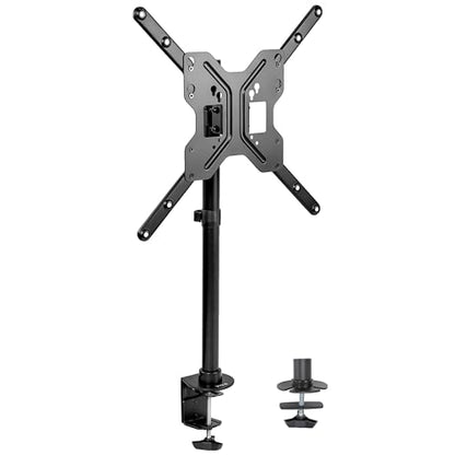 VIVO Ultra Wide TV Desk Mount for up to 55 inch Screens Weighing 66 lbs, Full Motion Height Adjustable Single Television Stand, Black, STAND-V155C - color: Black, size: up to 55" screens