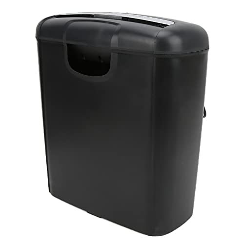 NDNCZDHC 6 Sheet Paper Shredder for Home Office Use, Strip Cut Micro Cut Paper Shredder with 10L Bin, Heavy Duty Office Small Shredder