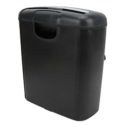 NDNCZDHC 6 Sheet Paper Shredder for Home Office Use, Strip Cut Micro Cut Paper Shredder with 10L Bin, Heavy Duty Office Small Shredder