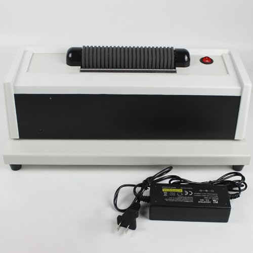 Automatic Spiral Coil Inserting Machine, Plastic Single Coil Binding Machine, Electric Coil Binder for Notebook, Document, Diary and Book Binding AC 110-220V