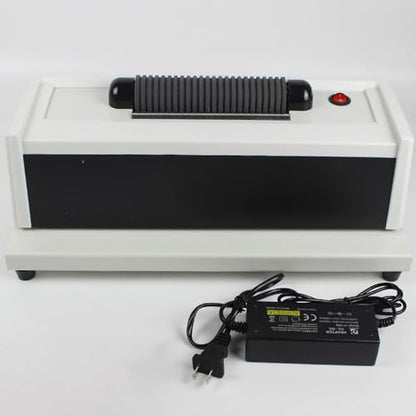 Automatic Spiral Coil Inserting Machine, Plastic Single Coil Binding Machine, Electric Coil Binder for Notebook, Document, Diary and Book Binding AC 110-220V