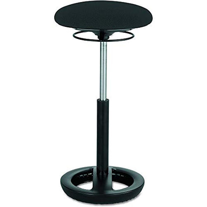Safco Twixt Active Movement Seating Chair, Ergonomic Support, Extended Height, Black Mesh - color: Black, style: Extended-Height
