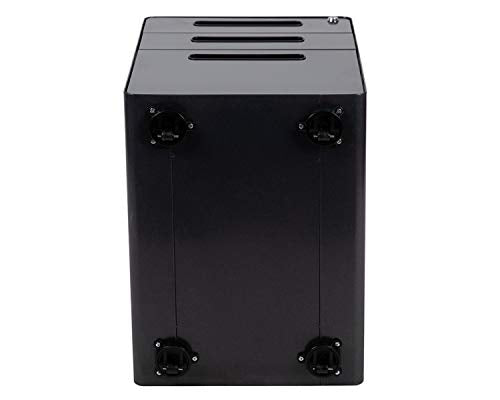 Flash Furniture 3-Drawer Locking Mobile Filing Cabinet, Black - color: Black, style: Ergonomic