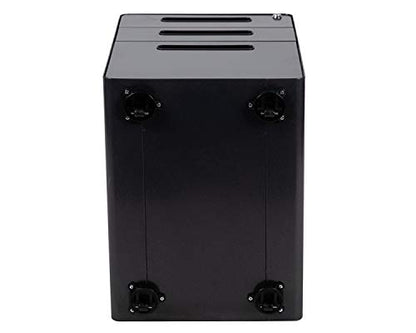 Flash Furniture 3-Drawer Locking Mobile Filing Cabinet, Black - color: Black, style: Ergonomic
