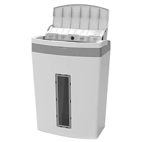 Automatic Shredder- 6-Sheet Heavy Duty Cross-Cut Paper/CD/Credit Card Shredder 10 Minutes Running Time,White