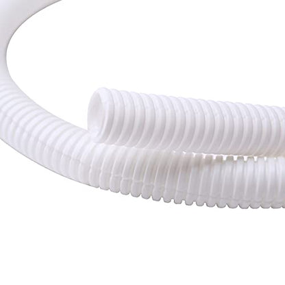 Alex Tech 50ft - 1/4 inch Split Wire Loom Tubing - White - color: White, size: 1/4"-50ft