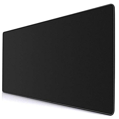 Extra Large Gaming Mouse Pads/Extended Protective Office Desk Mouse Mat Non-Slip Professional Precision Tracking Surface (35.4" x 15.7") for PC Computer Laptop (90x40Black001) - color: 90x40Black001