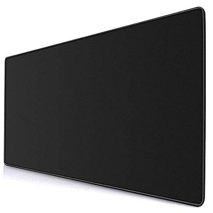 Extra Large Gaming Mouse Pads/Extended Protective Office Desk Mouse Mat Non-Slip Professional Precision Tracking Surface (35.4" x 15.7") for PC Computer Laptop (90x40Black001) - color: 90x40Black001