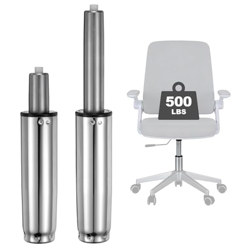 uxcell Office Chair Gas Cylinder, 12.6 Inch Class 3 Gas Cylinder Replacement Universal Hydraulic Pneumatic Lift Piston for Office Gaming Chair Desk Stools, Silver Tone - color: Silver Tone, size: 12.6 Inch